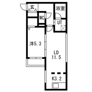 セントフィールドNorth4【4階】の間取り