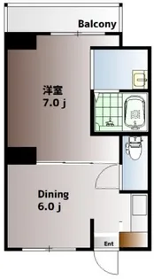 ヴィラナリー児島3号棟【2階】の間取り