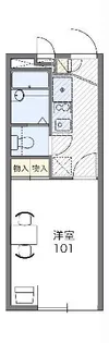 レオパレスKITE NEST【2階】の間取り