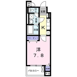 ドエル マイロ【1階】の間取り