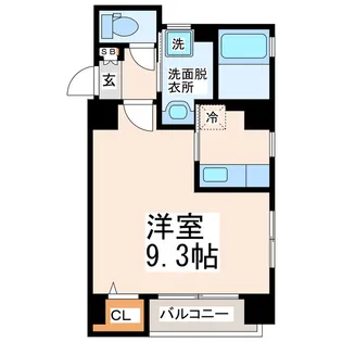 NiceマンションIM九品寺【2階】の間取り