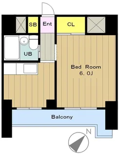 Uトピア高幡不動 ユートピアタカハタフドウ【6階】の間取り