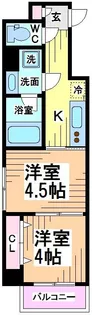 東京都杉並区和泉1【マンション】の間取り