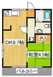ベラドーモA【2階】の間取り