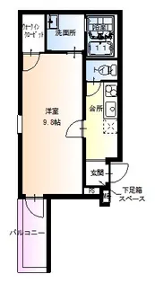 フジパレス中野VI番館【3階】の間取り