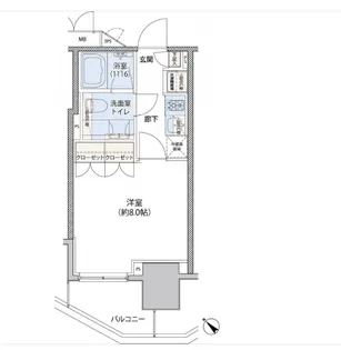 レジディア文京小石川II【14階】の間取り