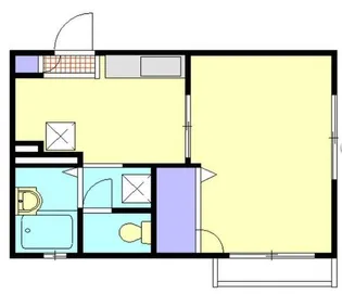 神奈川県横浜市港北区篠原町【アパート】の間取り
