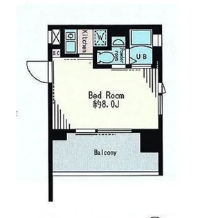 レジディア市谷薬王寺【5階】の間取り
