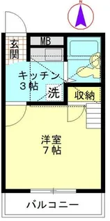 サン・スカイフロント【2階】の間取り