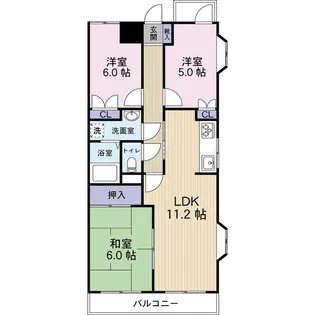 ヒルトップヴィレッジ大宮【1階】の間取り