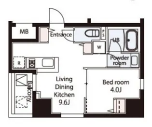 Dear WAN Court 王子飛鳥山【5階】の間取り