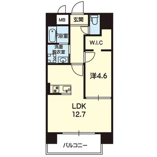 ステラクレロ【9階】の間取り