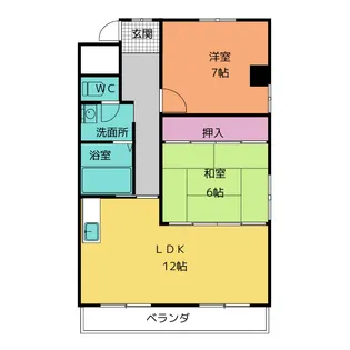 ビューパレー平針【3階】の間取り