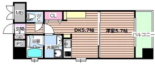 craft福島野田【3階】の間取り