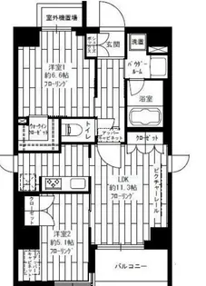 グランドコンシェルジュ西巣鴨アジールコート【7階】の間取り