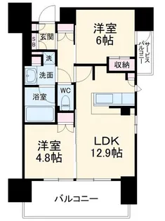 シティハウス蕨ステーションコート【11階】の間取り