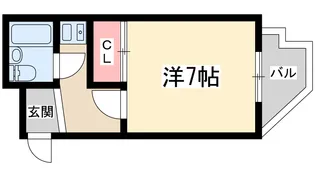 ラ・セレッソ西中島【5階】の間取り
