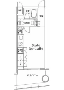 YOTSUYA RESIDENCE 四谷レジデンス【9階】の間取り