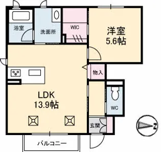 TYCOON【1階】の間取り