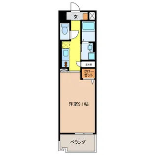 岐阜県岐阜市鹿島町8【マンション】の間取り