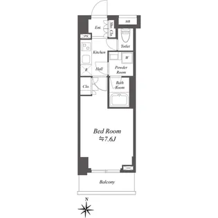 AIFLAT両国【6階】の間取り