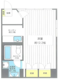 クリエイト西大井【1階】の間取り