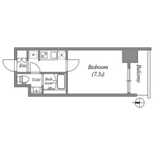 ISM栄【5階】の間取り