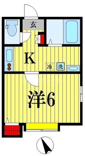 オークランド馬橋【2階】の間取り