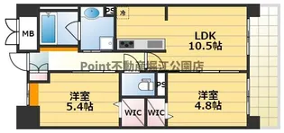 LE SEL上町台【7階】の間取り