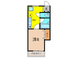 グレ-スTUGA【2階】の間取り