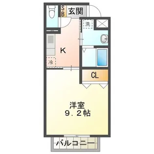 ルラシオン江戸橋【5階】の間取り