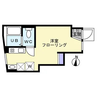 ガーデン自由が丘テラス【1階】の間取り