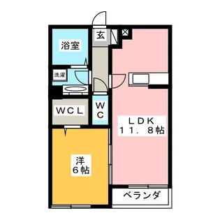 Christchurch【2階】の間取り