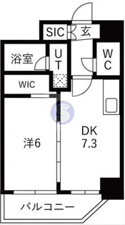 エステムコート新梅田【3階】の間取り
