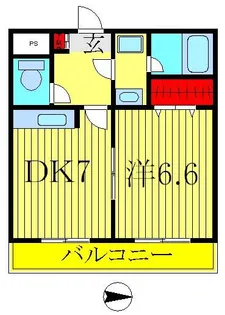 アメニティ富里【2階】の間取り