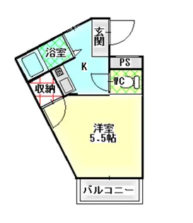 アーバン帯山【1階】の間取り