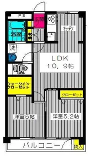 レジデンス木下 R【1階】の間取り