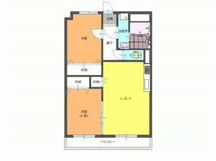 オリエンタルコート【4階】の間取り