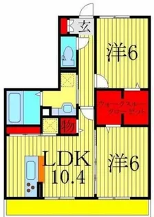 アローヒルズA【3階】の間取り