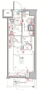 クレヴィスタ横浜矢向【1階】の間取り