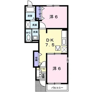 アラモードI【1階】の間取り