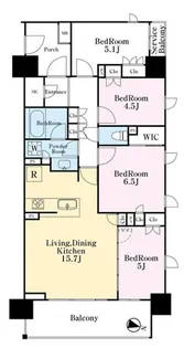 クレアホームズ千葉センタークロス【12階】の間取り
