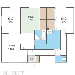 藤見ハイツ【3階】の間取り