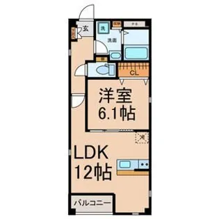 LUCE II【3階】の間取り