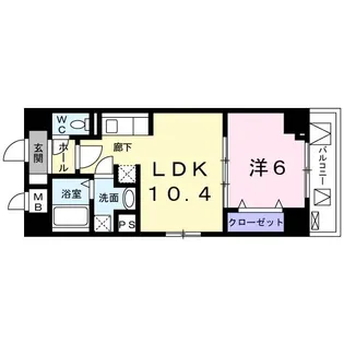 マーリエ【6階】の間取り