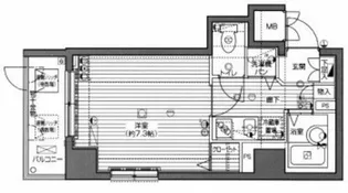 グランド・ガーラ横浜関内【2階】の間取り