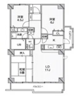 T’s garden西船橋【6階】の間取り