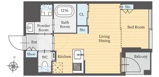 パークルール恵比寿【5階】の間取り