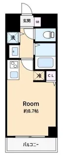 レジデンス福島II【2階】の間取り