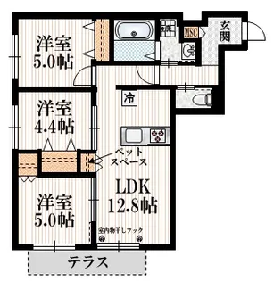 Tiamat【1階】の間取り